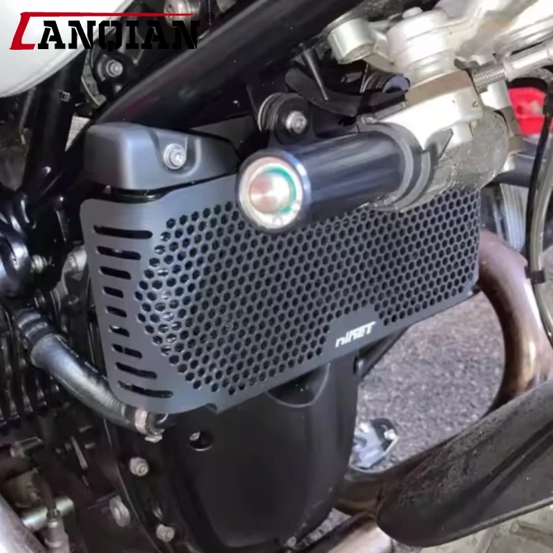 

2026 Motorcycle Radiator Grille Cover Protector RnineT Oil Cooler Guard For BMW R Nine T Pure Racer Scrambler R9T 2014 - 2025