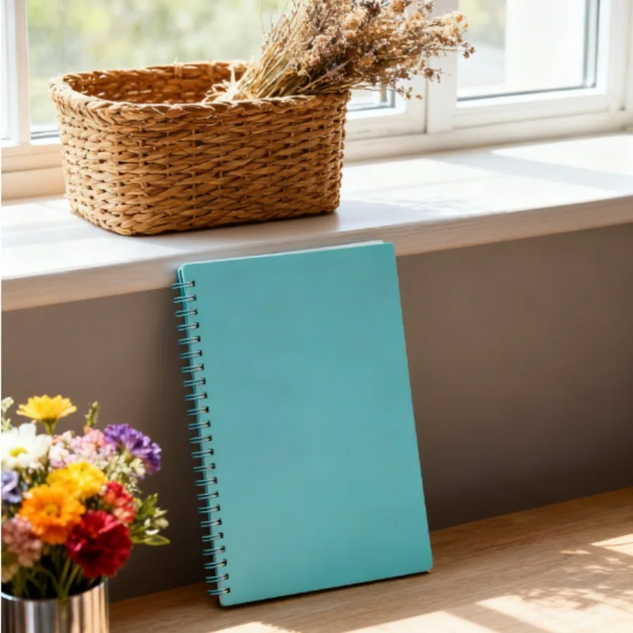 A5 Morandi Farbspulenbuch mattes PP-Notizbuch Außenhandel einfacher Wind-Notizblock mit horizontaler Linie
