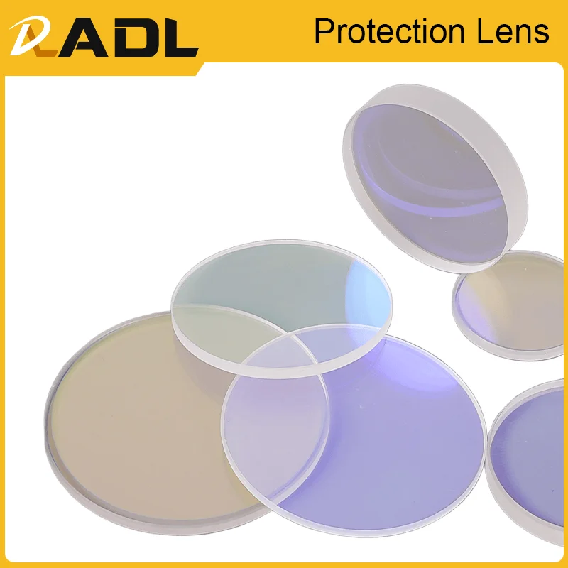 ADL 5PCS/pack Glass Laser Protection Lens/Protective Windows Dia29.7/30/32/34/37For Fiber Laser Cutting Machine