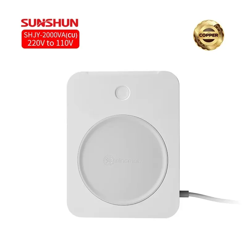 

2000W Pure Copper Toroidal Coil Power Transformer 60Hz Single Phase Household 220V/110V/100V 2000VA