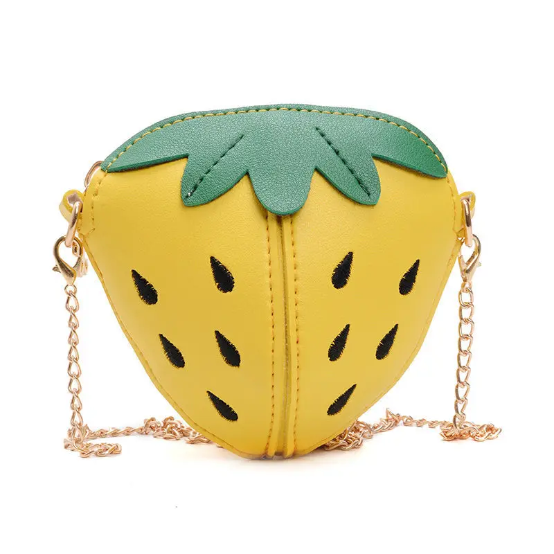 New Children's Bag, Princess Shoulder Crossbody Bag, Fruit Strawberry Coin Purse, Cute Accessories, The Best Birthday Gift view 6