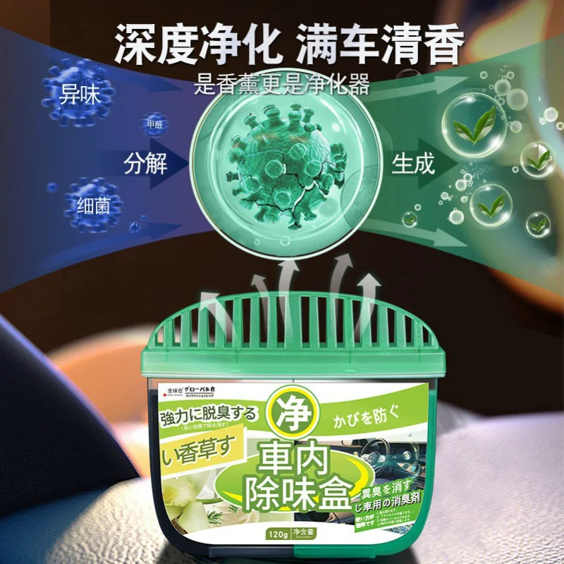 

Car Deodorizing Box Car Deodorizer Aromatherapy Deodorant Car Automobile Air Freshener Deodorant Elimination Gadget