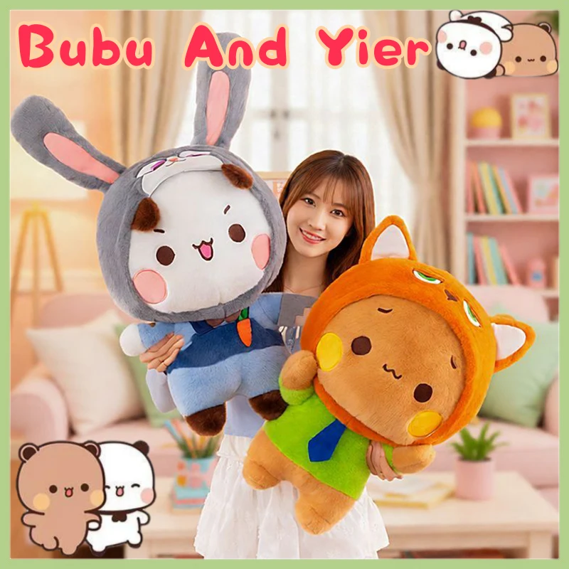 

Мультяшный костюм Панда Бубу и Дуда Плюшевые игрушки - Джуди Хоппс и Ирь Ник Уайльд и Бубу Плюшевые игрушки, милые подарки на день рождения (горячая распродажа)