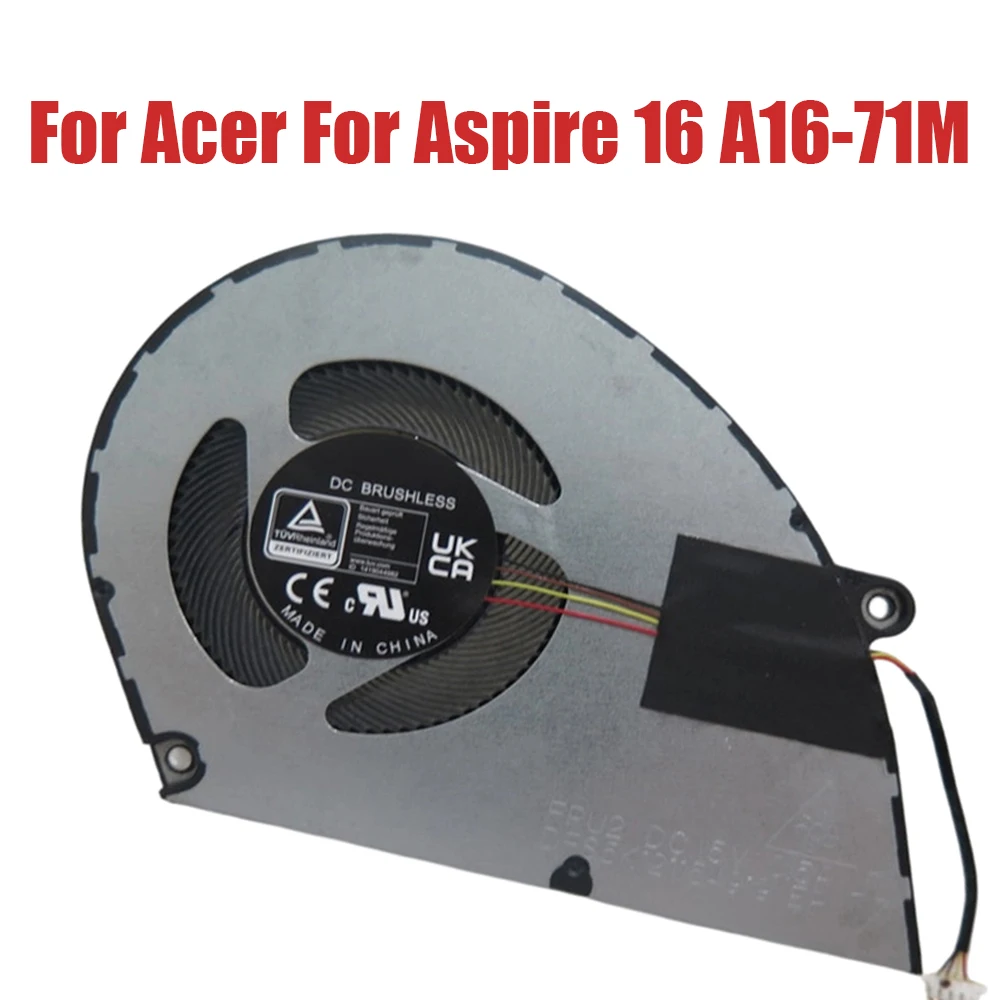 For Acer For Aspire 16 A16-71M A16-71M-55H0  A16-71M-51UQ A16-71M-71U7 A16-71M-59P8 A16-71M-59ZC DC5V 0.5A Laptop CPU Fan