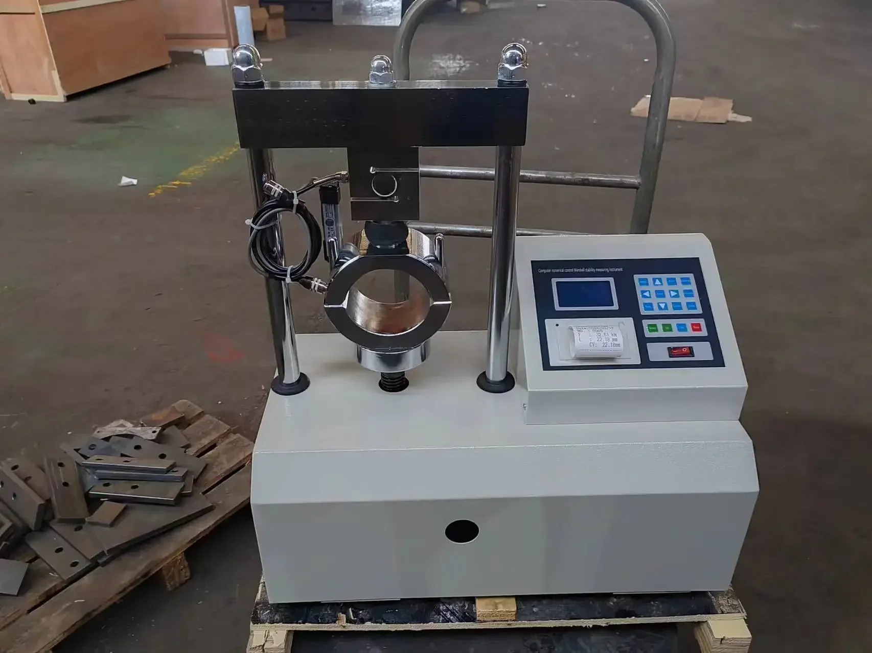 

Printable CNC Marshall Stability Tester/Digital Asphalt Tester The Whole Machine Is Beautiful and Lightweight