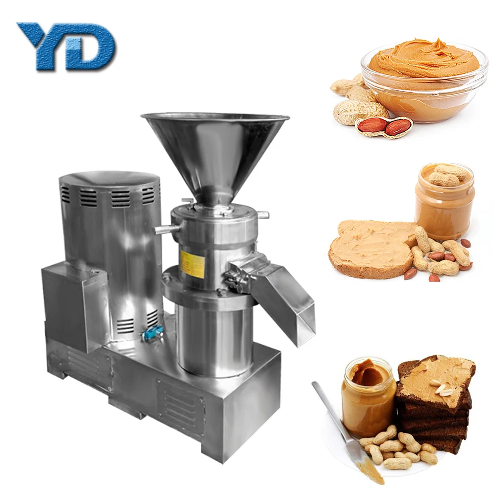 peanut butter making machine colloid mill for sesame butter mini steel butter mill