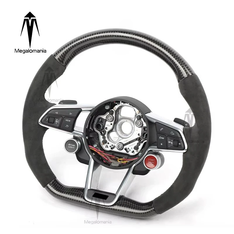 Fit for audi TT R8 MK3 TTRS TTS MK2 R8 S3 S4 S5 S6 S7 RS3 RS4 RS5 RS6 RS7 A3 A5 A6 Original Carbon Fiber OEM CAR Steering Wheel