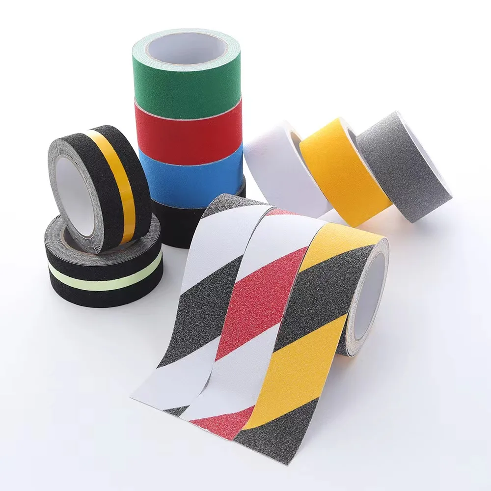 25mmx5m Stairs Floor Non-slip Tape Sandpaper Anti Slip High Traction Stickers Indoor Outdoor Strong Adhesive Waterproof Tape