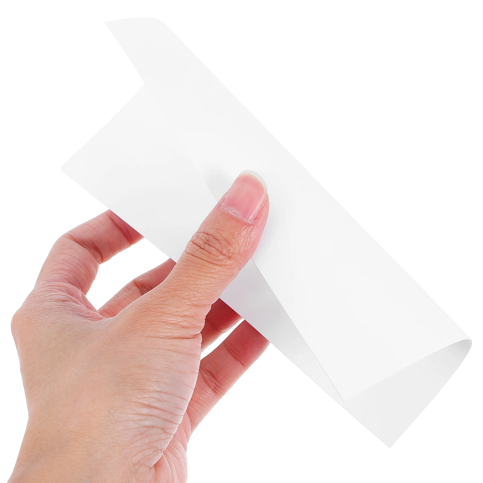 

100 Pcs White Cardstock Index Cards 250g Double Sided Plain Heavyweight Business Paper Stock for Note Taking Drawing