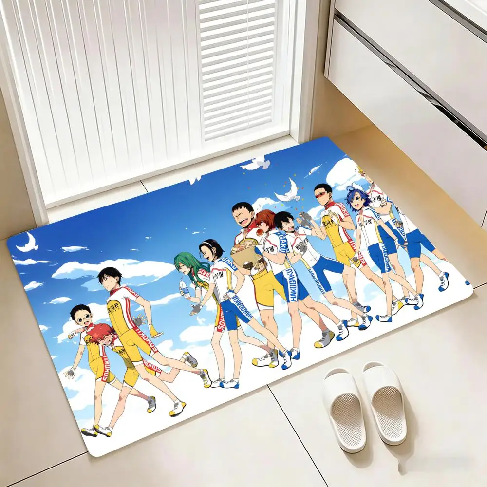 Floor Mat  Floor Mat Cozy Flannel Soft Thick Non-Slip Mat For Living Room Bedroom Kitchen Decor Rugs Y-Yowamushi PedalS