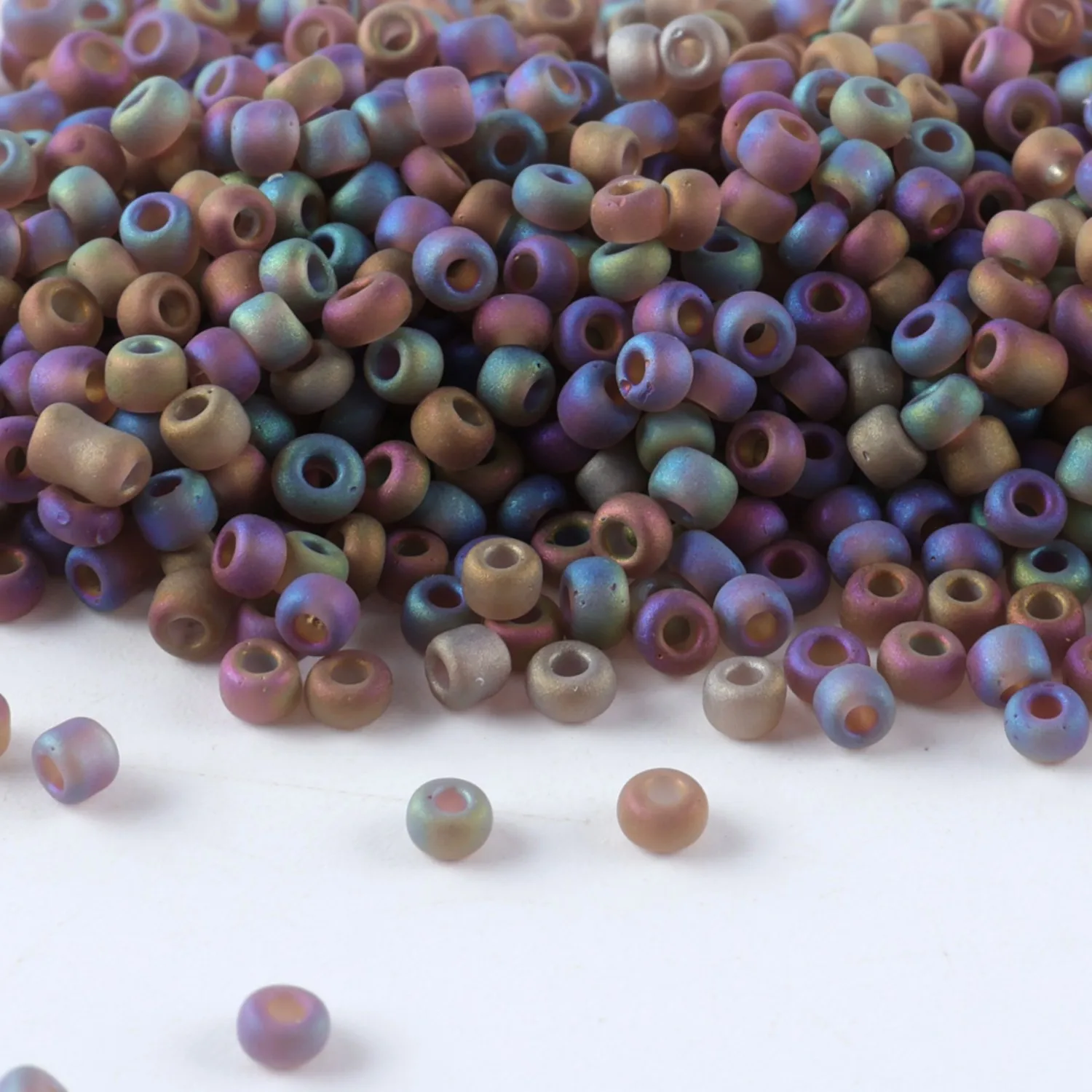Hochwertige CJ 11/0 Mattierte Rocailles-Perlen für Schmuckherstellung, 10g/Röhrchen, Geeignet für Alle Arten von DIY-Bastelarbeiten – Detail 27