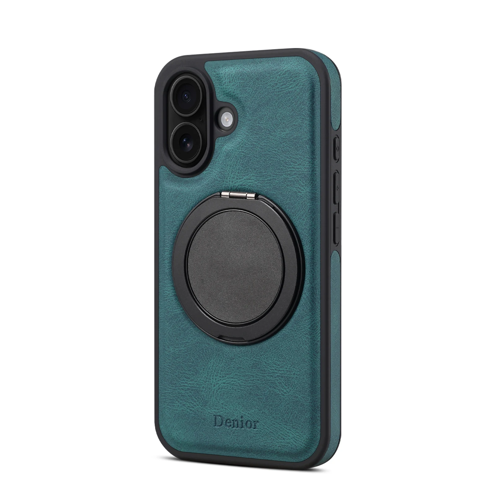 Handyhülle 360 ° Drehbarer Ständer mit Kunstleder-Ringverschluss für iPhone 18 Pro Max 17 Air 16 Plus 15 14 13 12 – Detail 27