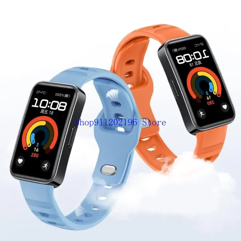 

P82A силиконовые браслеты, сменные ремни, гибкий браслет для браслета 10/9, быстросъемный ремень, дышащие мягкие ремни