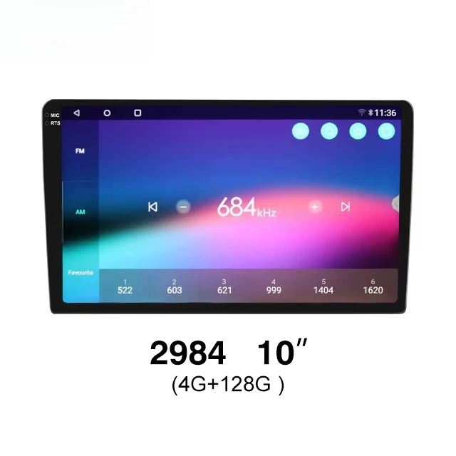 9/10 Inch Car DVD Center Touch Screen Resolution 4+128G 360 Panoramic Image Mobile Phone Cast WIfi TDA7851 SI4754C With Fan