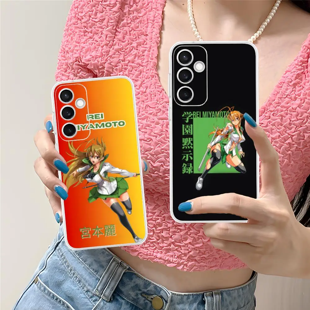 Highschool Rei Miyamoto Phone Case for Samsung Galaxy S25 S24 S23 S22 S21Plus FE Ultra Soft TPU Clear Shockproof Cover