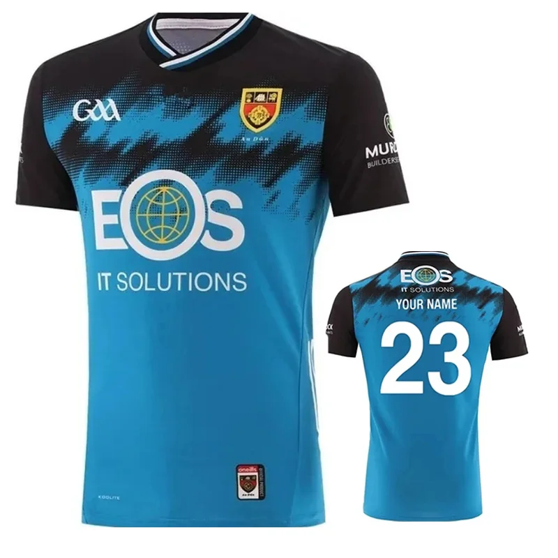 2024 Delhi GAA Home Shirt Men's T-shirt Rugby Autumn Coat Tipperary GAA Home Casual Loose Harajuku Street Oversized Top Clothing