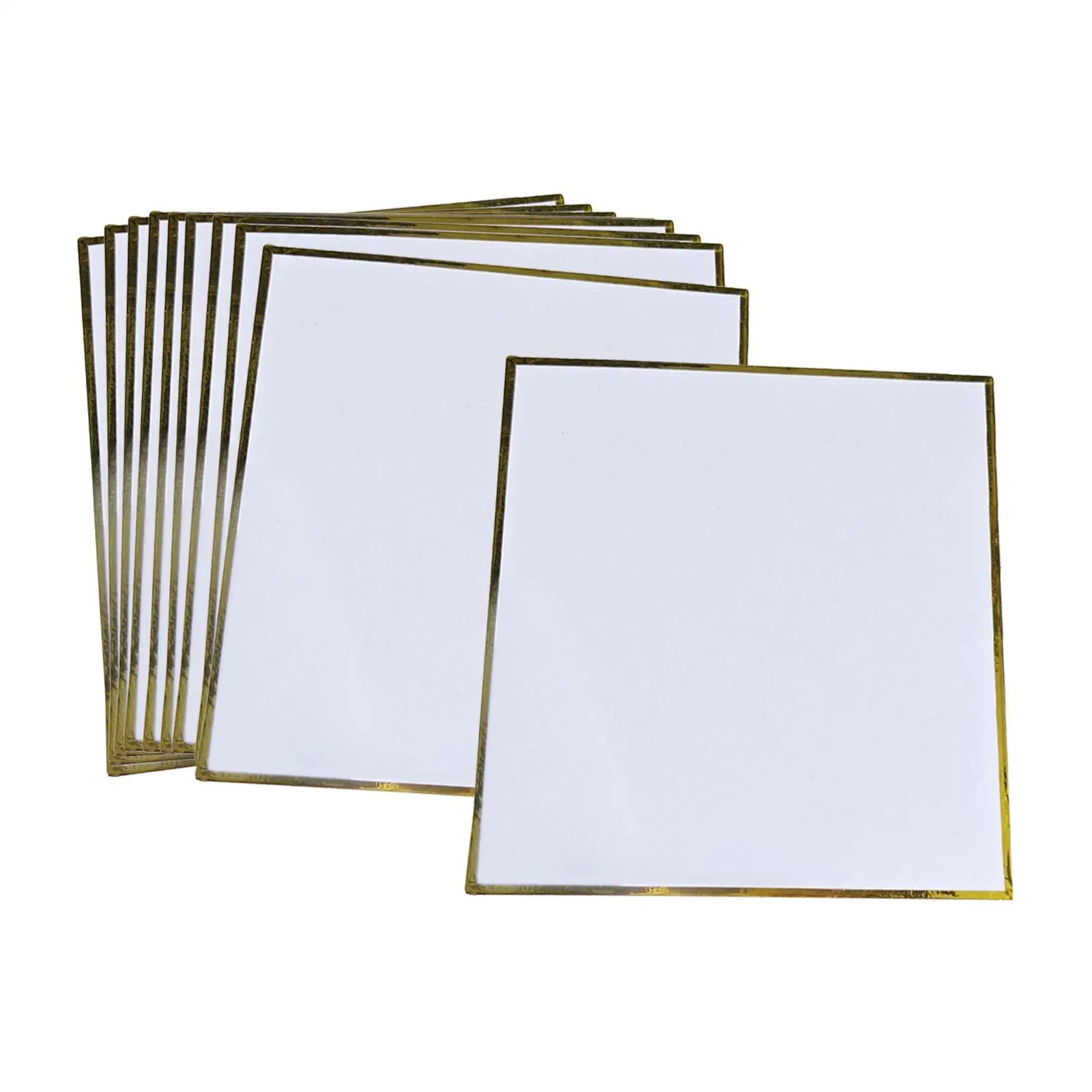 10x Shikishi Boards Crafts Supplies Rectangle Multifunctional Japanese Shikishi White Boards for Hand Drawn Convention Events