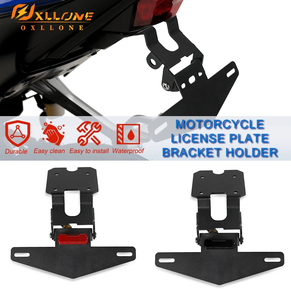 

FOR YAMAHA YZF R15 V3 R15V3 2017 2018 2019 2020 2021 Motorcycle Accessories Rear License Plate Holder Number Plate Bracket