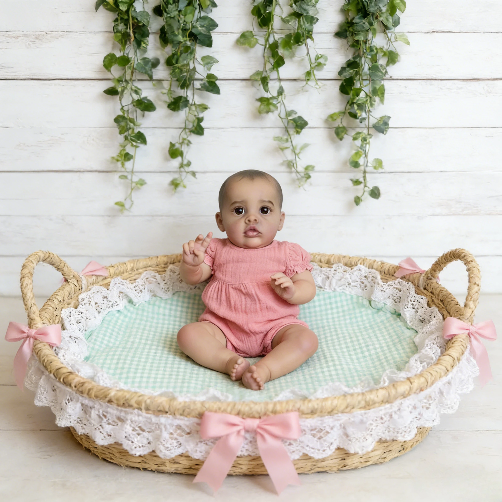 55cm Lifelike Benjamin Reborn Baby Doll - Soft Touch Silicone Feel, Realistic Newborn Doll