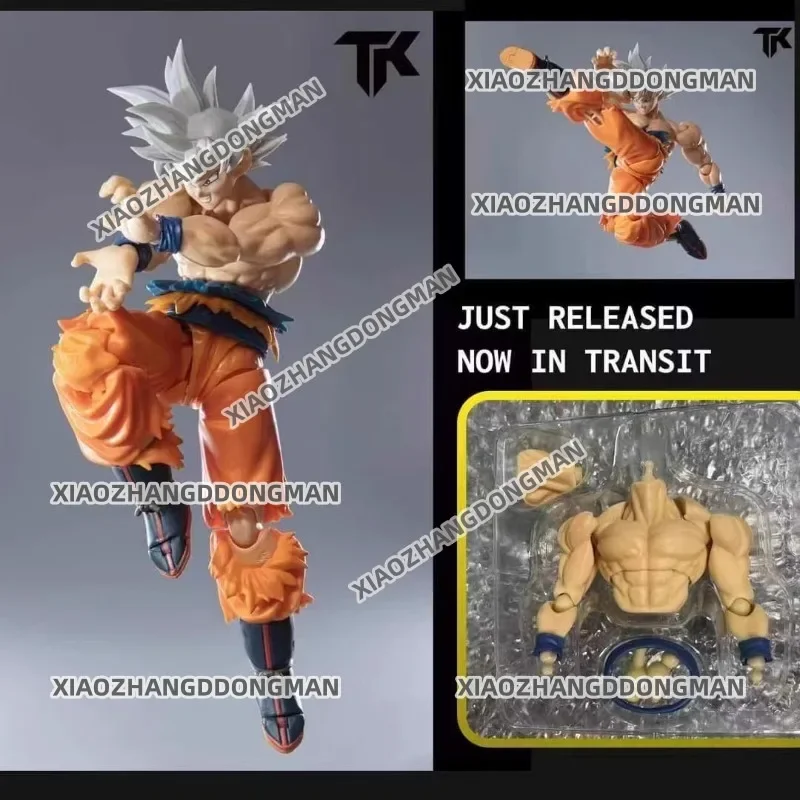 In Stock TK Custom Extremely Large Muscle Combination Body Set Plus Free Neck Shf Goku Figure Movable Doll Animation Model Toy