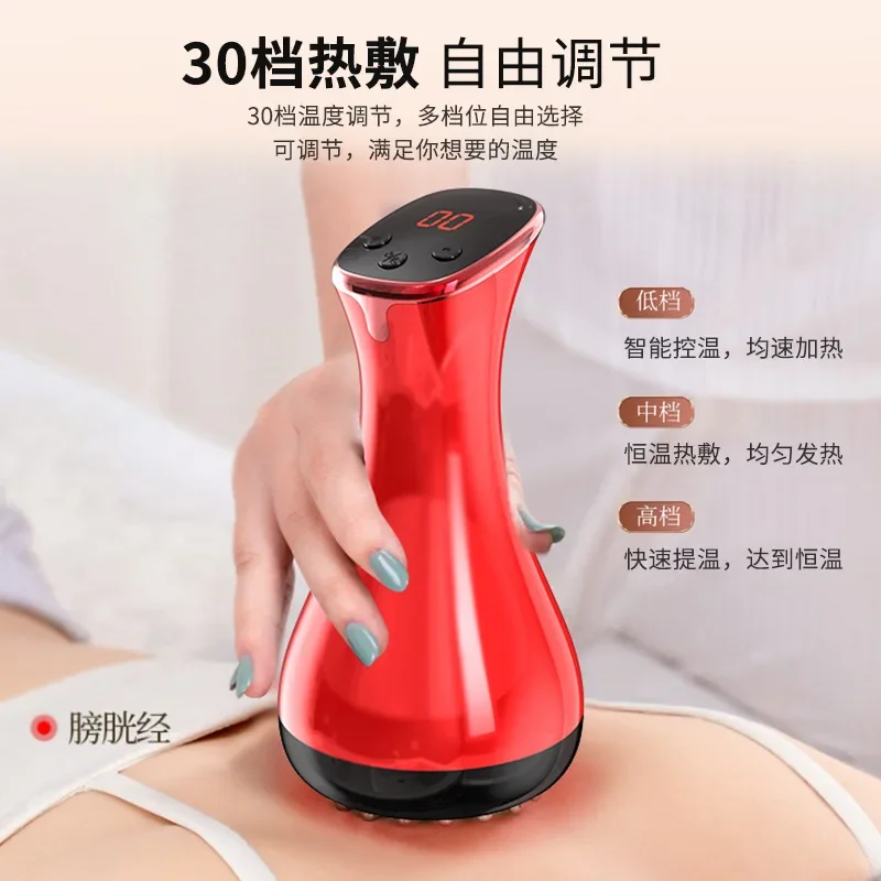 brush scalp reduces belly burning abdominal fat five elements dredge heating universal throughout the body