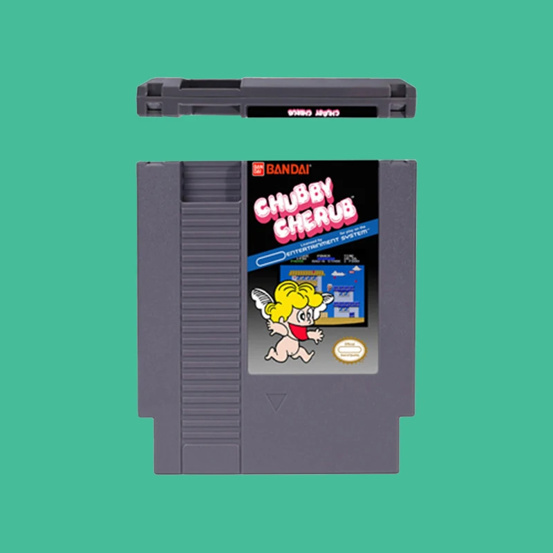 Chubby Cherub - 72 pins Game Cartridge for 8bit NES Video Game Console