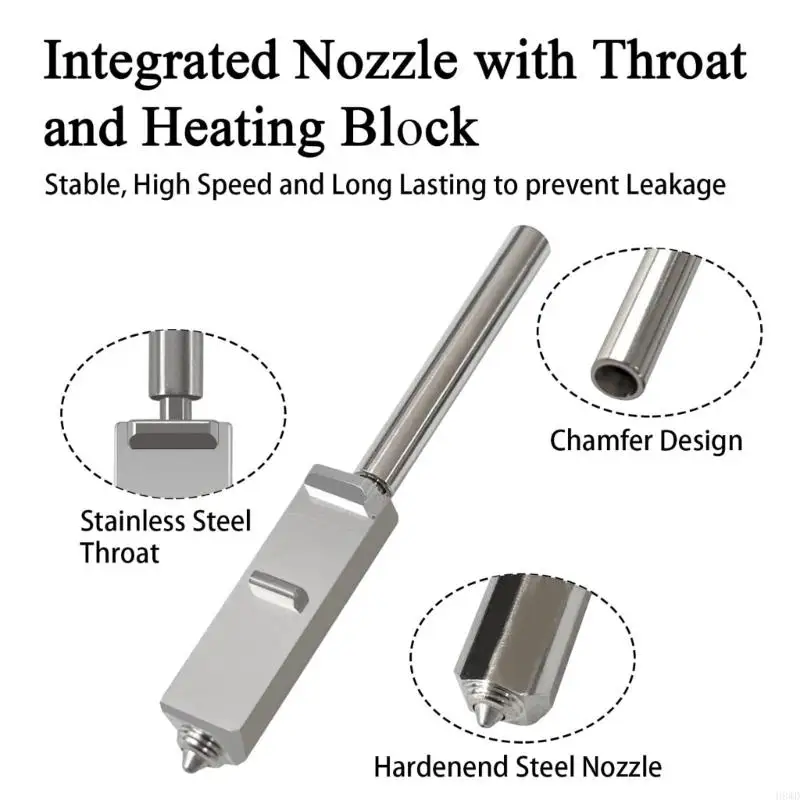 

Replacement Nozzle 0.4mm For S13D Printer All Metal Construction Feature H8WD