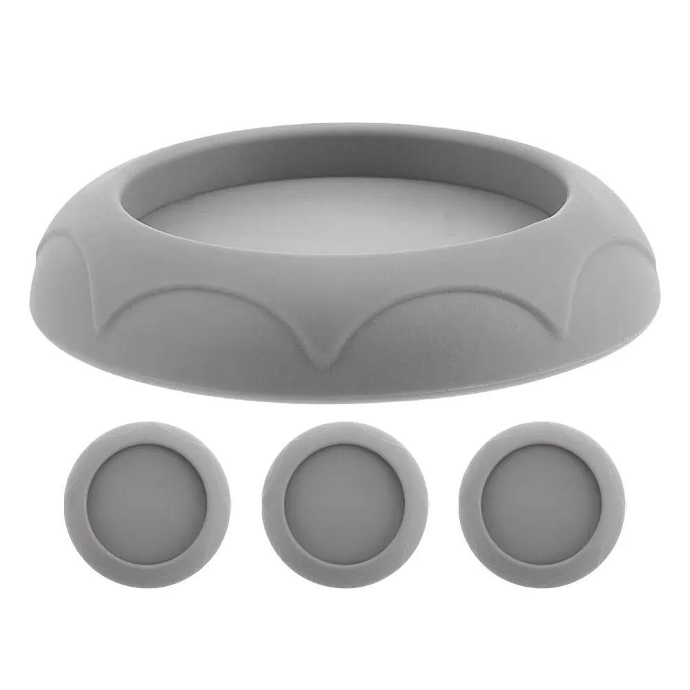 

4pcs Protector Cups Grey For Child Stair Safety Pressure Mounted Protection Easy Installation Adjustable No Drill Safety
