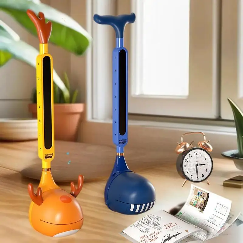 Otamatone Japanese Electronic Musical Instrument USB Charging Music  Tadpole Kawaii Educational Gift For Kids Adult