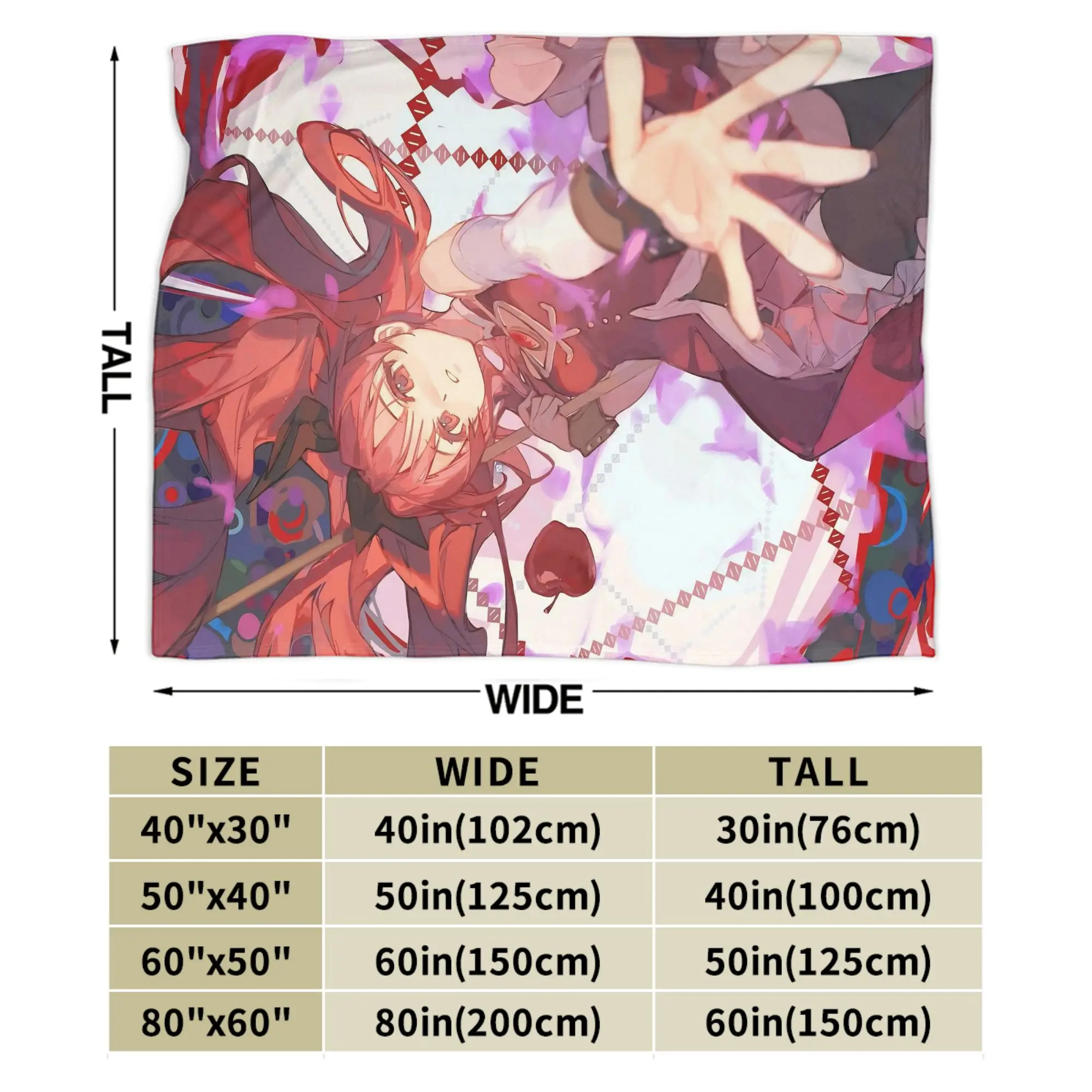 Puella Magi Madoka Magica بطانيات محبوكة الصوف لطيف كيوكو ساكورا الدافئة رمي البطانيات للطائرة سرير سفر البساط