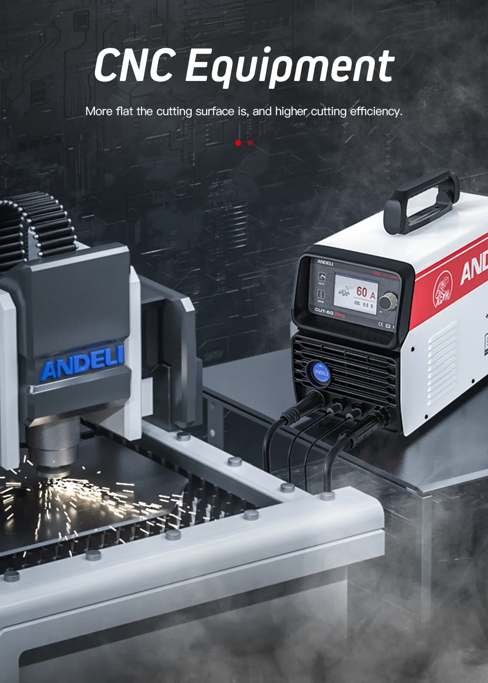 

Лидер продаж ANDELI CUT-60 PRO Станок плазменной резки с ЧПУ 220 В и 380 В ЖК-дисплей Non-HF Пилотная дуга Контактная резка Плазменный резак