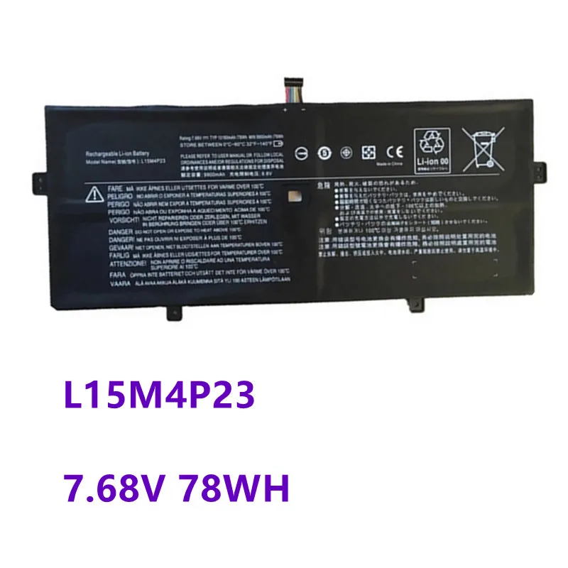 

NEW L15M4P23 7.68V 78WH Laptop Battery For Lenovo L15M4P21 L15C4P22 L15C4P21 YOGA 910-13IKB YOGA 5 PRO 512G YOGA 910 13 80VF