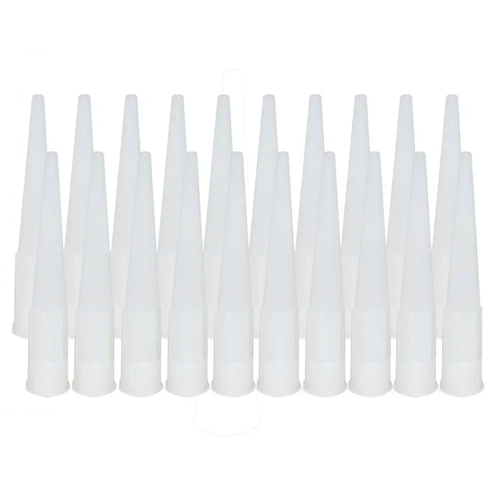 25 Stuks Kitgun Nozzles Plastic Glas Lijm Nozzles Kit Siliconen Breeuwen Reserve Nozzles