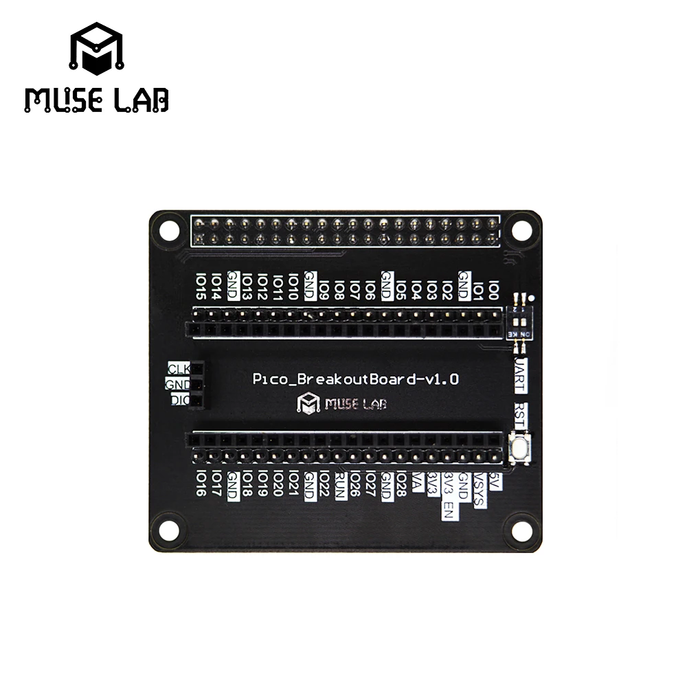 FireChip Pico-BreakoutBoard Raspberry Pi Pico RP2040 Ex Board SWD/Serial Port/Reset Button Rpi Hat Compatible with 3B/3B+/4B