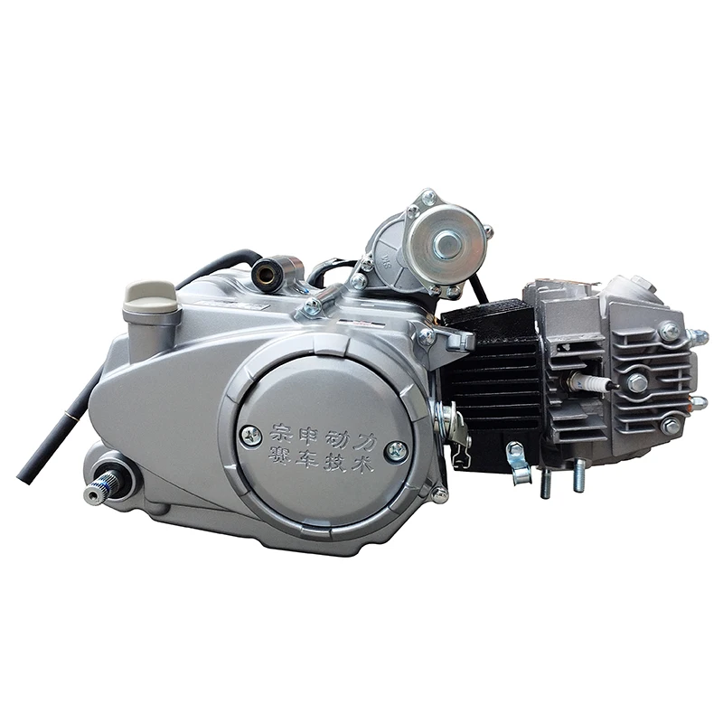 Zongshen 110CC 125CC Motor Horizontal Engine Imported Bearing CDI Air Cooled 4 Stroke CG110 CG125 Engien With 4 Gearshift