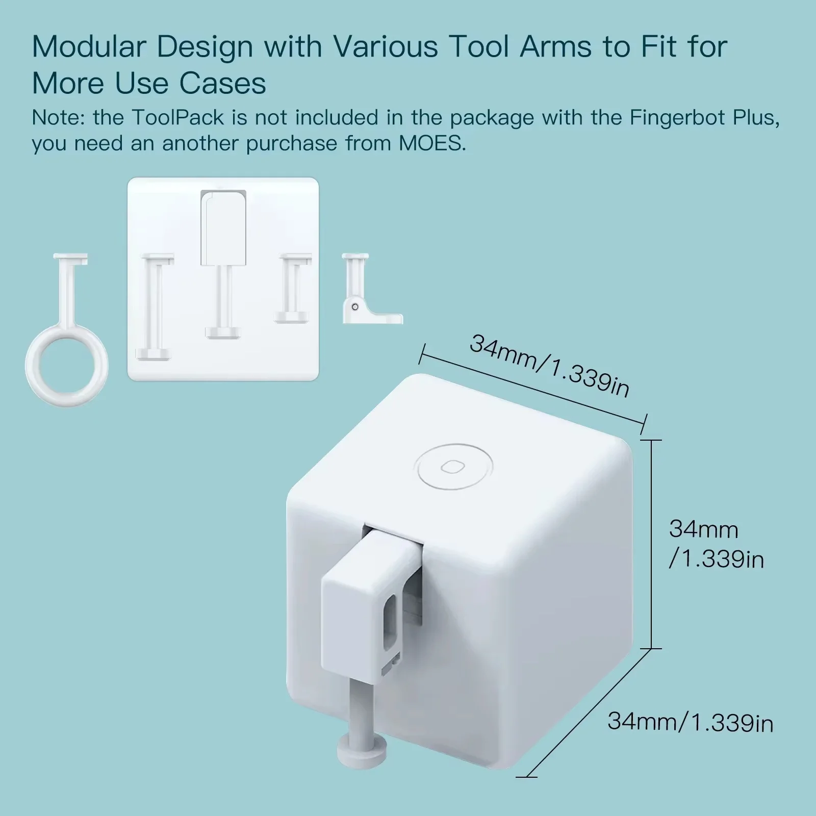 MOES Tuya Fingerbot Button Pusher New ZigBee Finger Robot Smart Life App Automatic Switch Voice Control Alexa Google Home