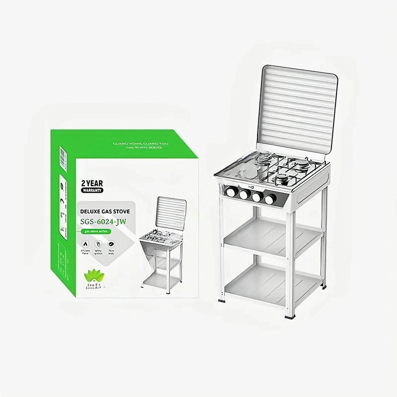 Gas Stove High Oven Portable Multi-Gear Adjustment Cookers 4 Burners Pressure Gas Stove Estufa Table Top Gas Stoves