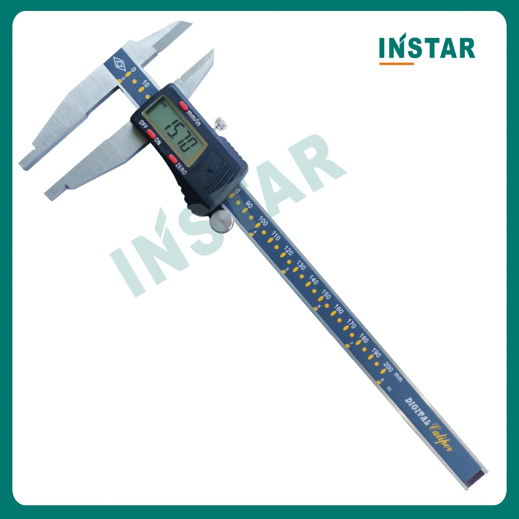 INSTAR Digital Vernier Caliper Type III 0-200m 0.01mm 0-300mm High Accuracy DIN Grade Industrial Quality