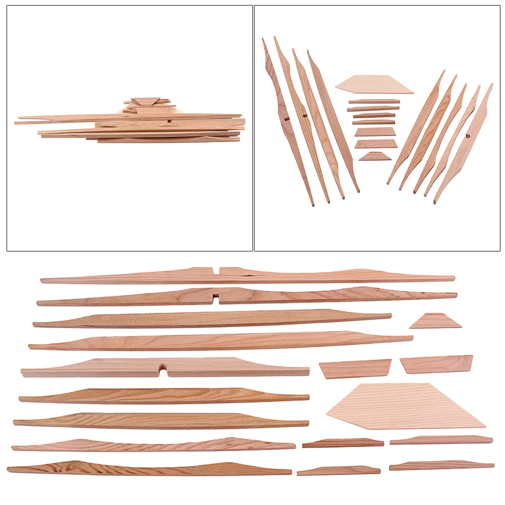 

17Pcs 41 Inch Spruce Brace Wood Kit Light Brown for Acoustic Guitar Smooth Finish Guitar Building DIY Accessories Gs307