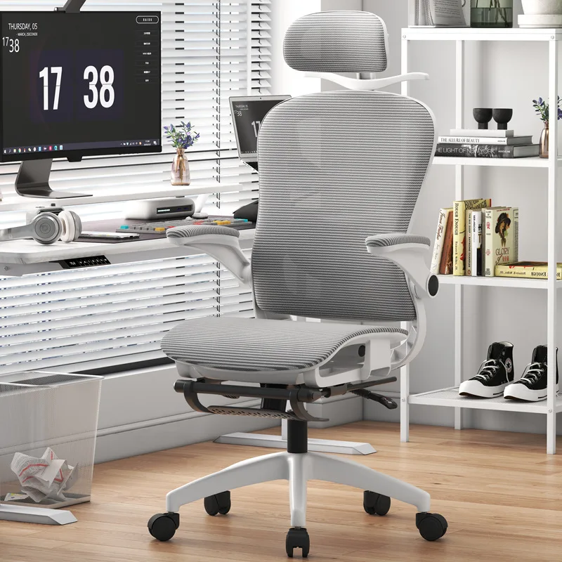 

Computer Gaming Ergonomic Chair Crosslegged Mesh Liftable Desk Chairs Cushion Pillow Silla Ergonómica Office Furniture
