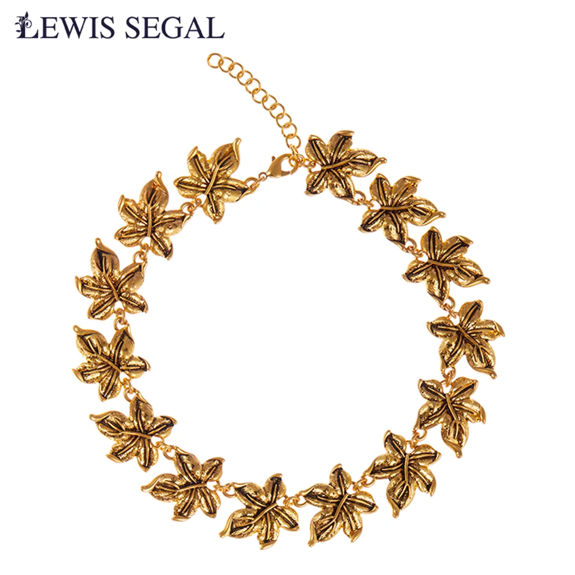 LEWIS SEGAL 18K gold Necklace for Women Independent Girl Fine Jewelry Medieval Classical Style