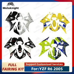 Fit For Yamaha YZF R6 2005 Motorcycle Fairing Kit Full Set Motorcycle Fairings Painted Bodywork New ABS Plastic 4 Gifts