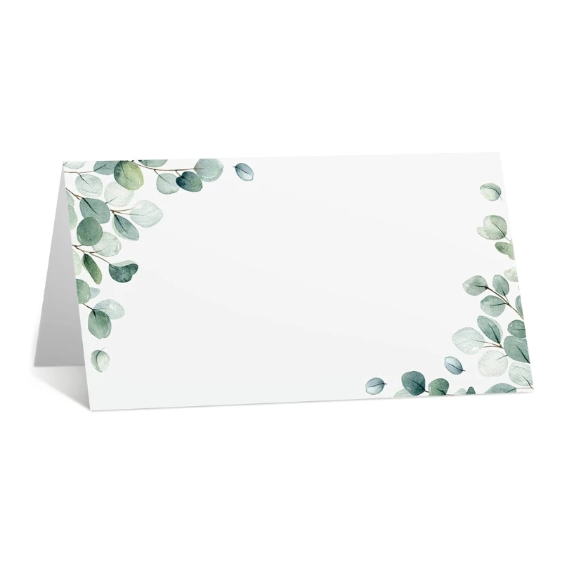 

Pack of 100 Wildflowers Seating Cards Stylish Paper Name Cards Elegant Wedding Confirmation Place Card