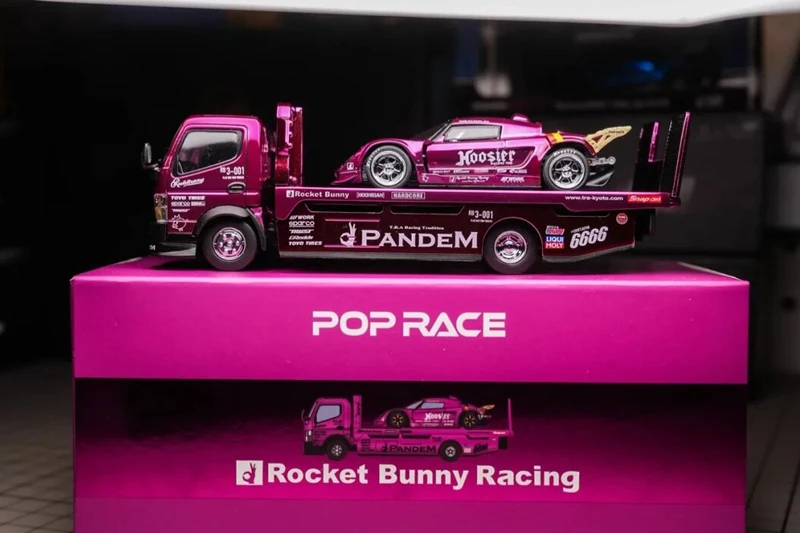 Toy Car Xcartoys POPRACE HEC RWB 930 RWB TRUCK PANDEM ELISE PANDEM