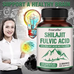 Shilajit Pure Organic Resin 100% Himalaya Original Brain, Memory, Concentration and IQ, Immunity 85+ Trace Minerals Fulvic Acid