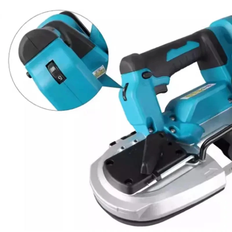 40W Portle Brushls Band Wirels Power Saw Lithium Battery Handheld Metal Wood V Cordls Cutting hin