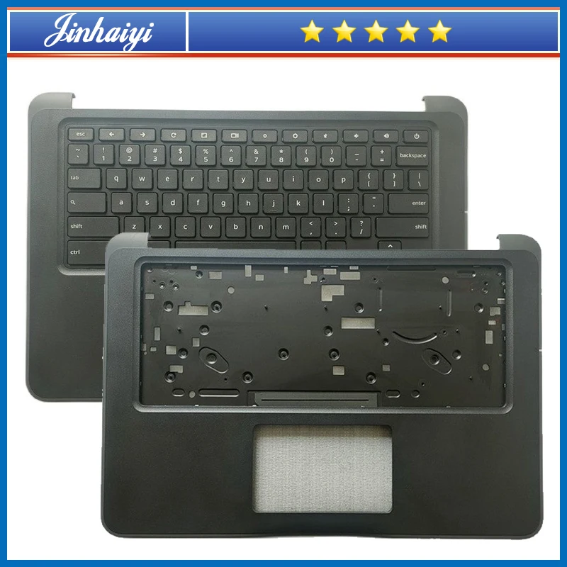 

Laptop Upper cover for Dell Chromebook 13 3380 palm rest case shell keyboard 0F27VT