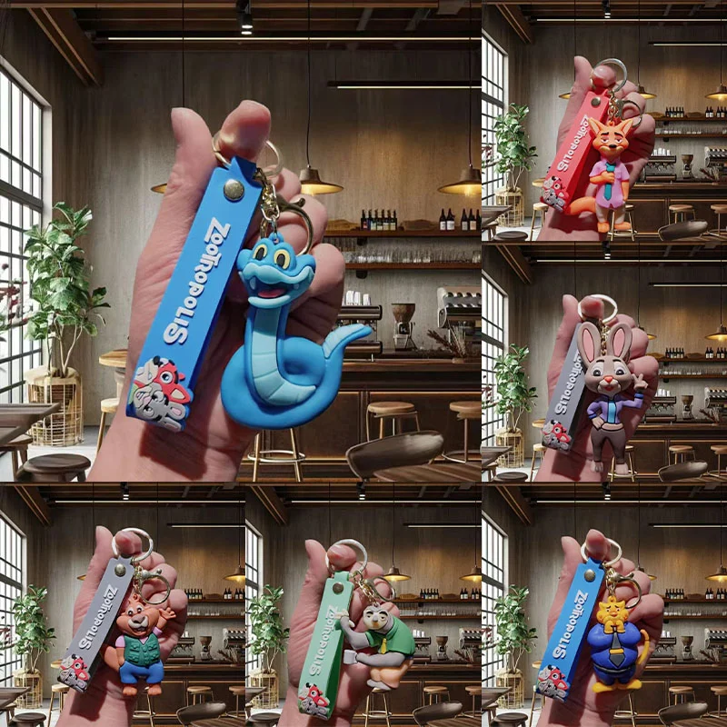 Disney Zootopia 2 Judy Nick Gary sac pendentif porte-clés support voiture porte-clés Cosplay porte-clés téléphone portable suspendus Fans cadeaux jouet