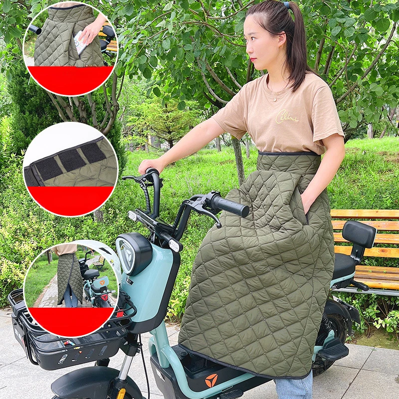 Electric Car Windproof Quilt, Winter Apron, Modern, Simple, Leg Waist, Motorcycle, Cold, Knee Shield, Nylon Cloth, Windproof Qui