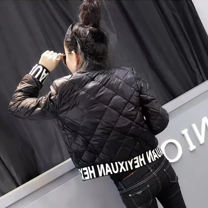 New Winter Women\'s Cold Coat Parkas Short Padded Jacket Bomber Jacket Light Cotton Clothes Korean Fashion Cheap Wholesale